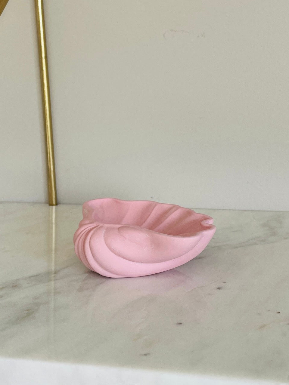 Lille Amy muslingeskal - Rosa marmor