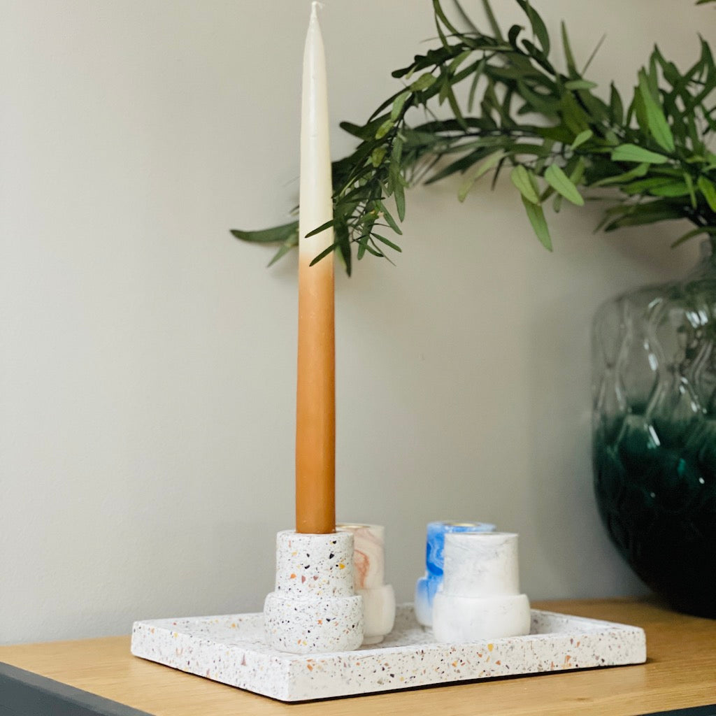 Molly stand - Terracotta marble