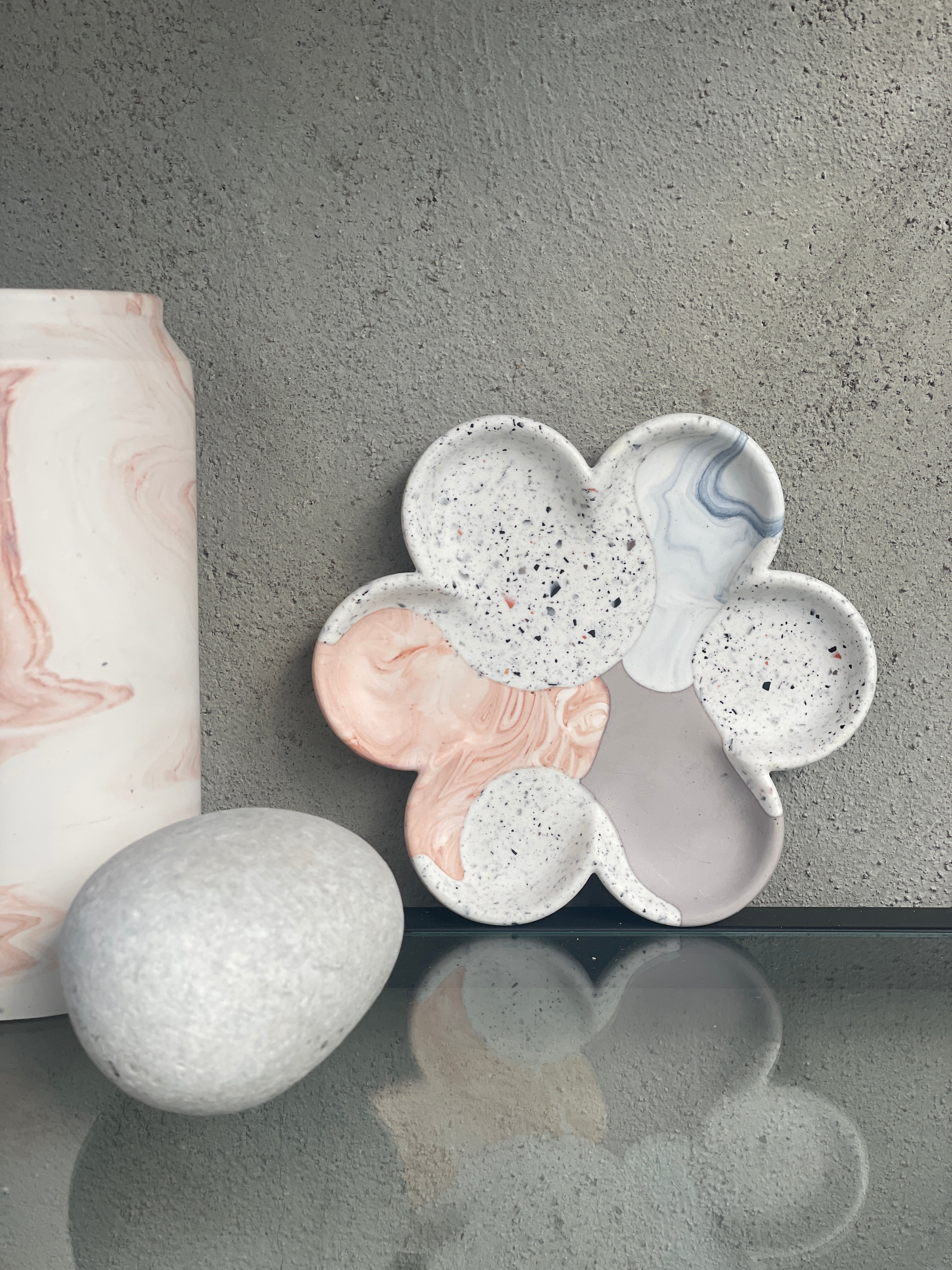 Blomst - skål/bakke