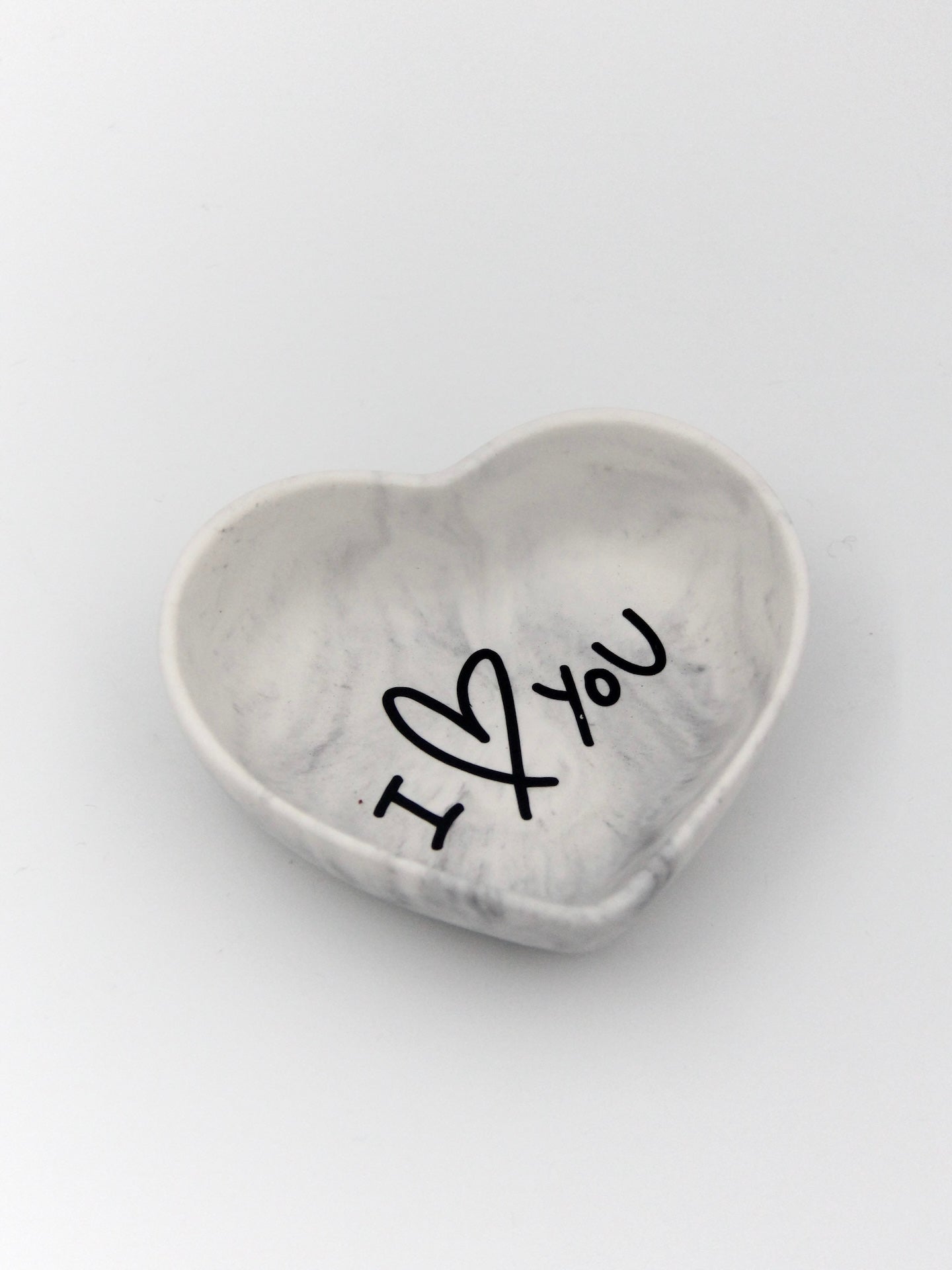 Classic decorative tray in gray marble