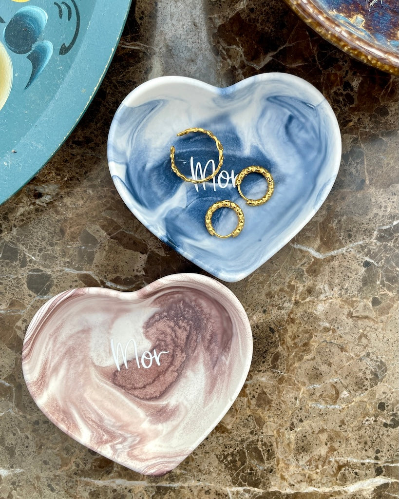 Jar with lid - Swirl pastel