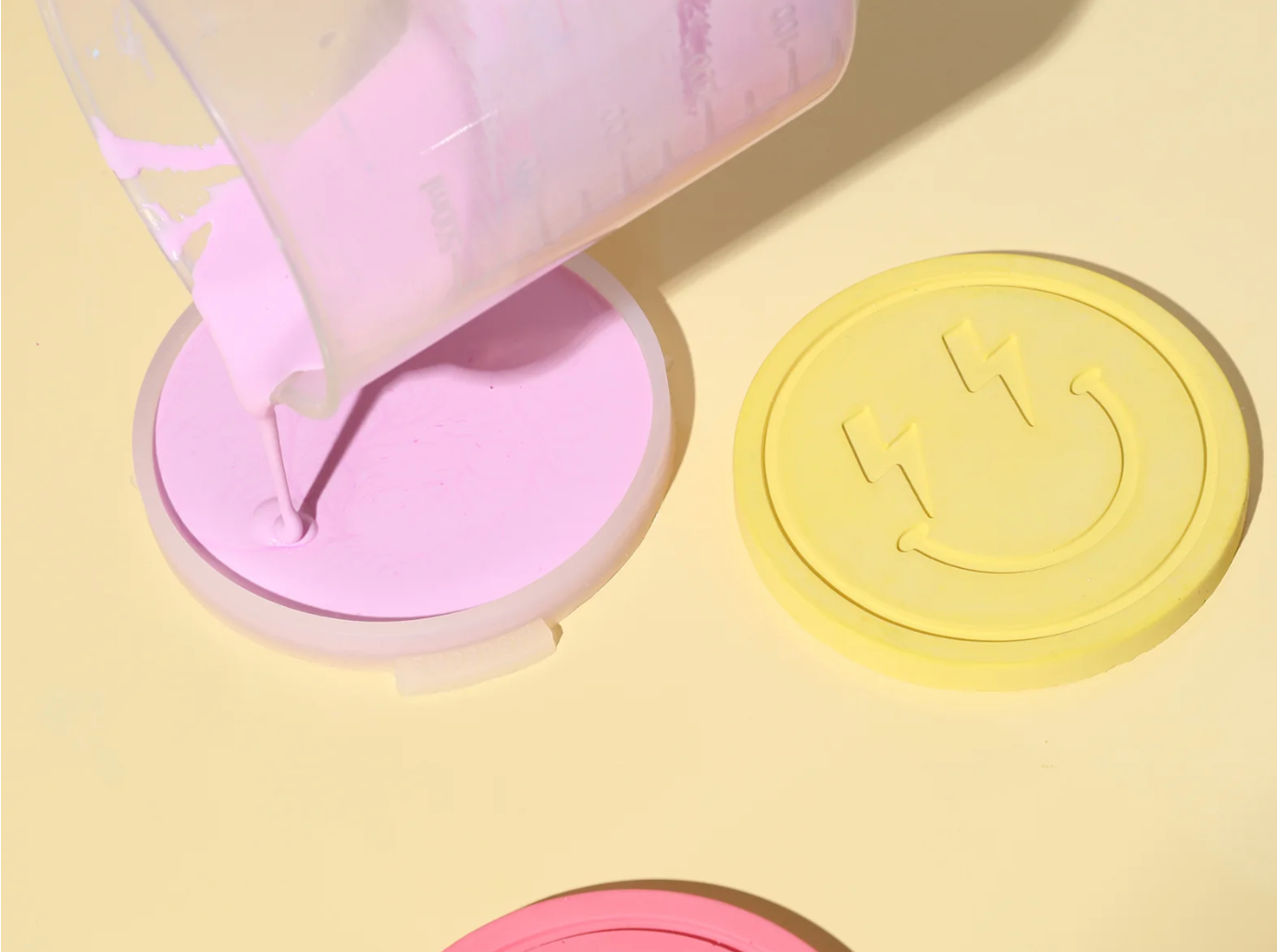 Silikoneform - Smiley bordskånere