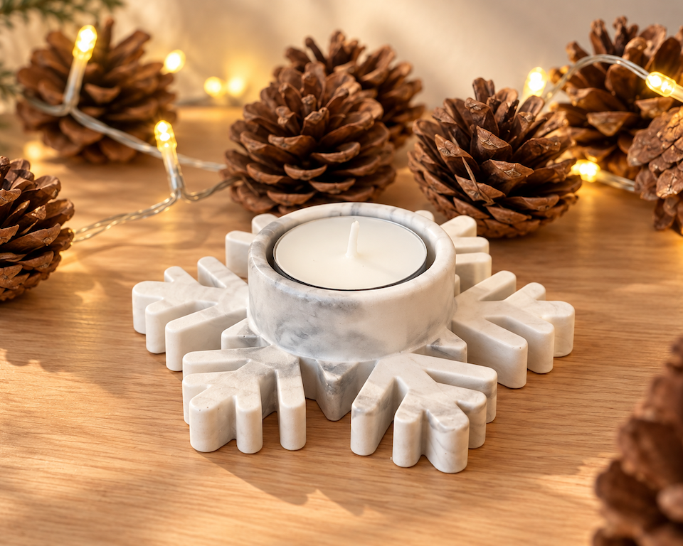 Decoration tray - With "marble"