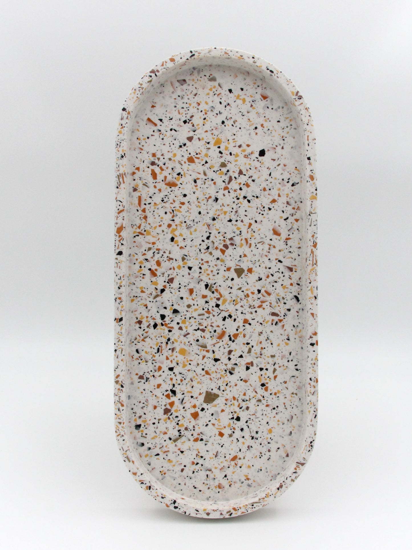 Stor Dekorationsbakke - Efterårs terrazzo