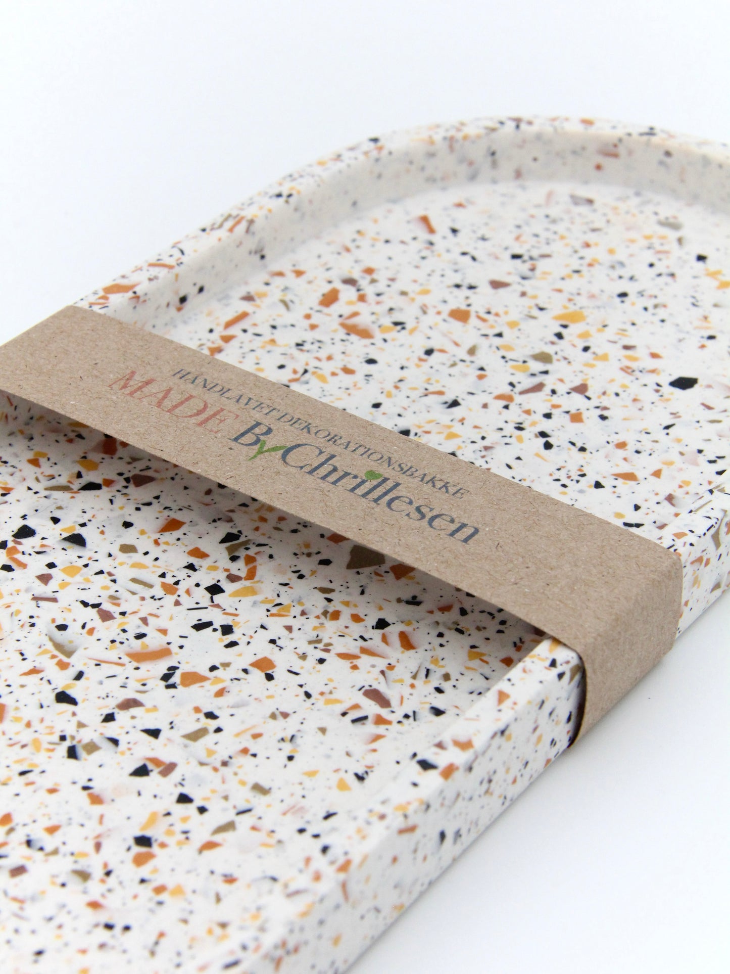 Stor Dekorationsbakke - Efterårs terrazzo
