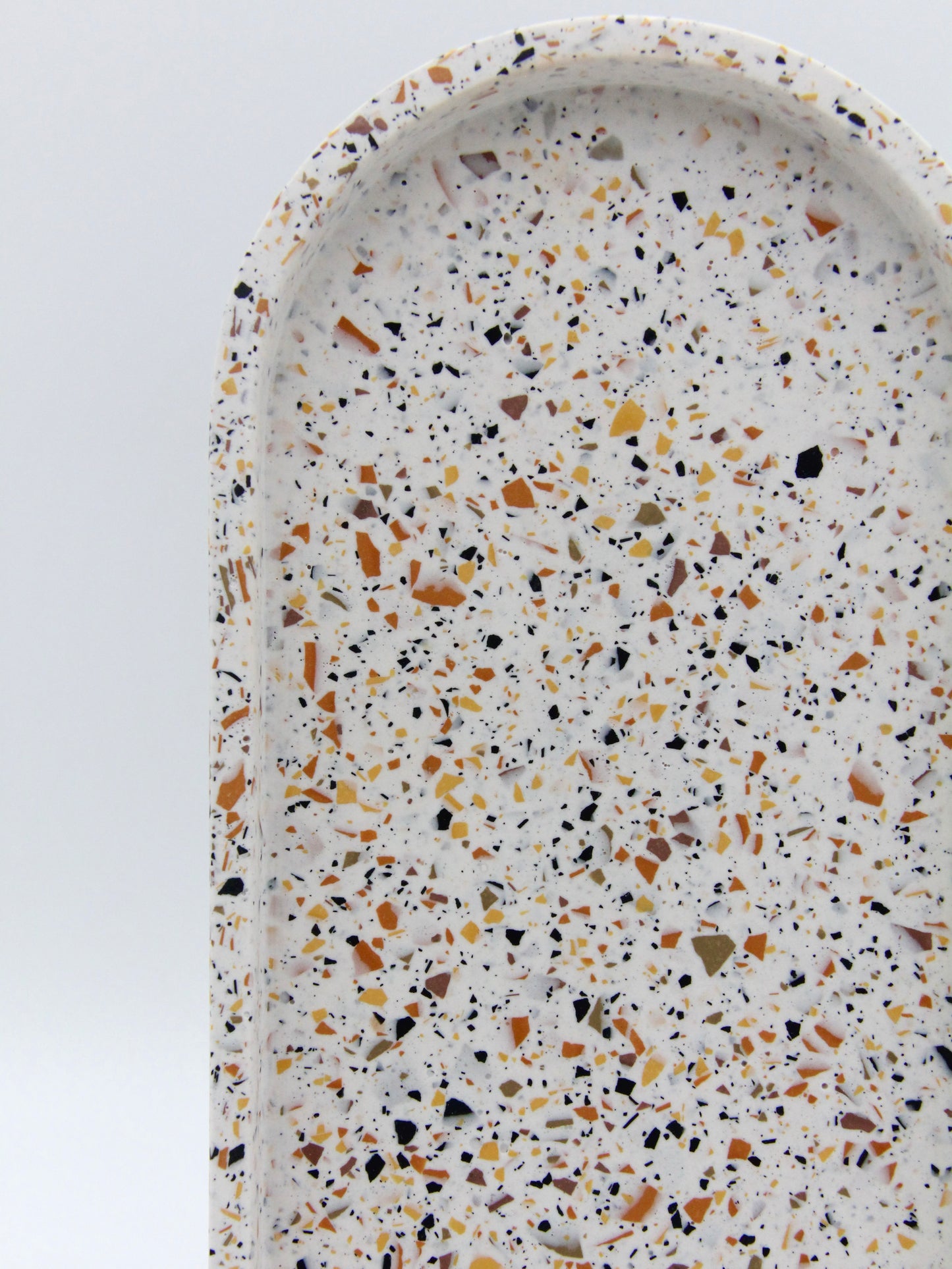 Stor Dekorationsbakke - Efterårs terrazzo