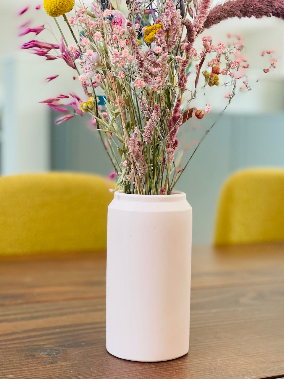 Høj vase - Sart lyserød