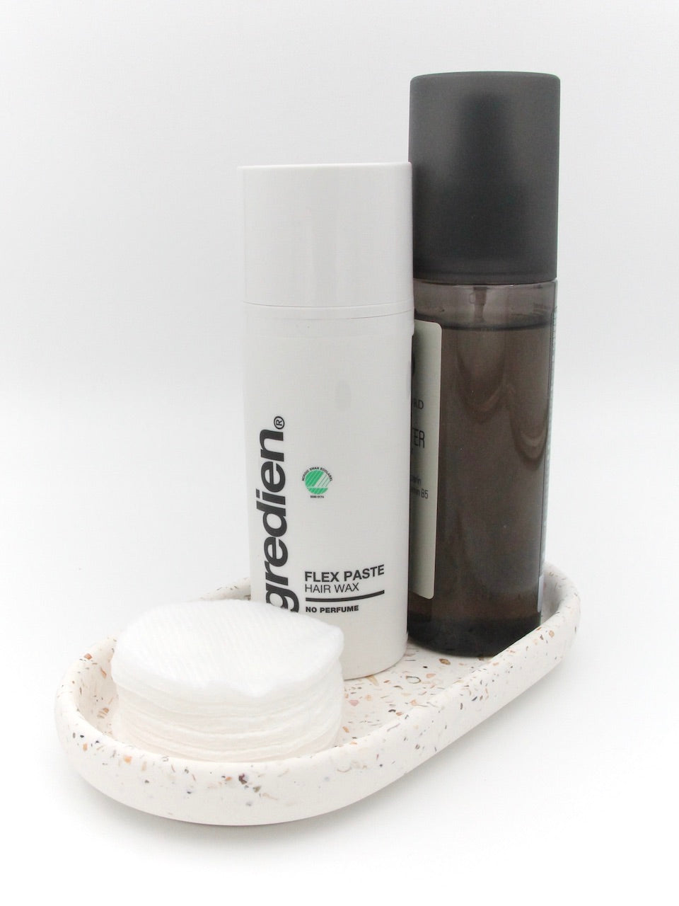 Dekorationsbricka - Grå marmor