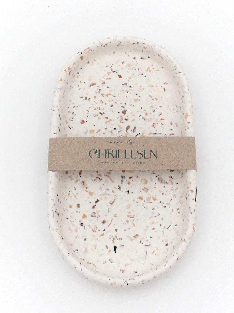 Dekorationsbricka - Grå marmor