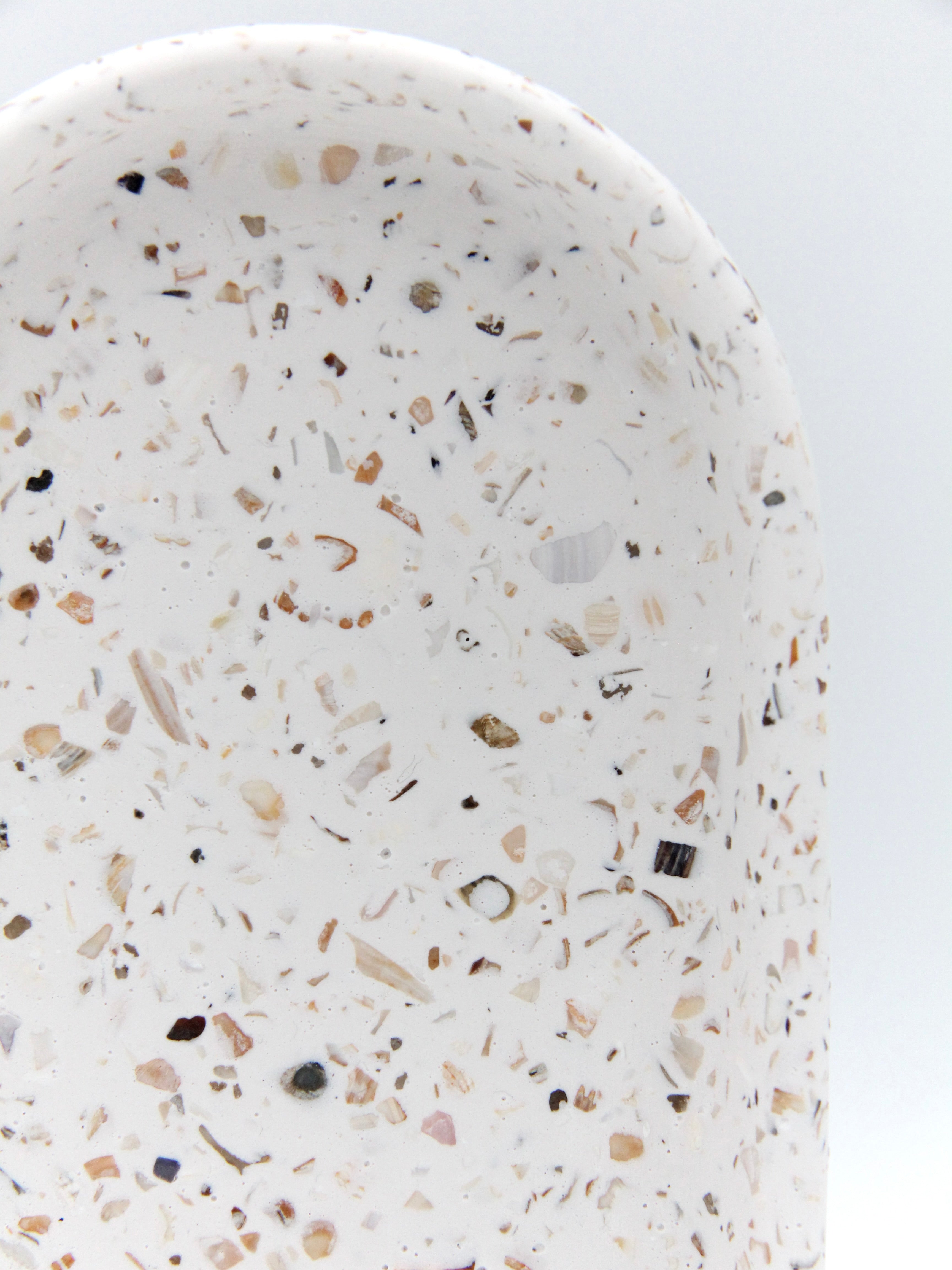 Dekorationsbricka - Grå marmor