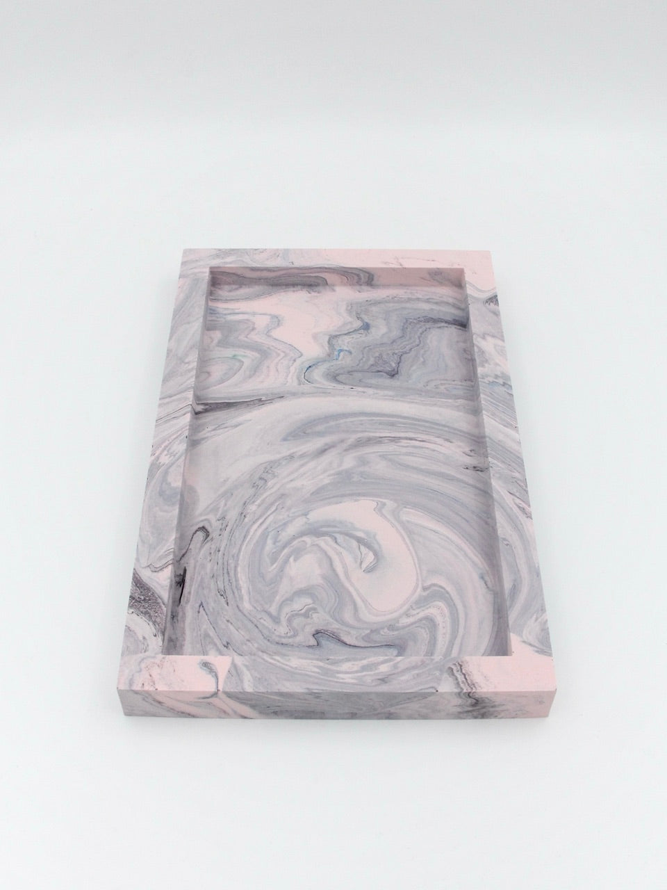 Decoration tray - Pink with gold