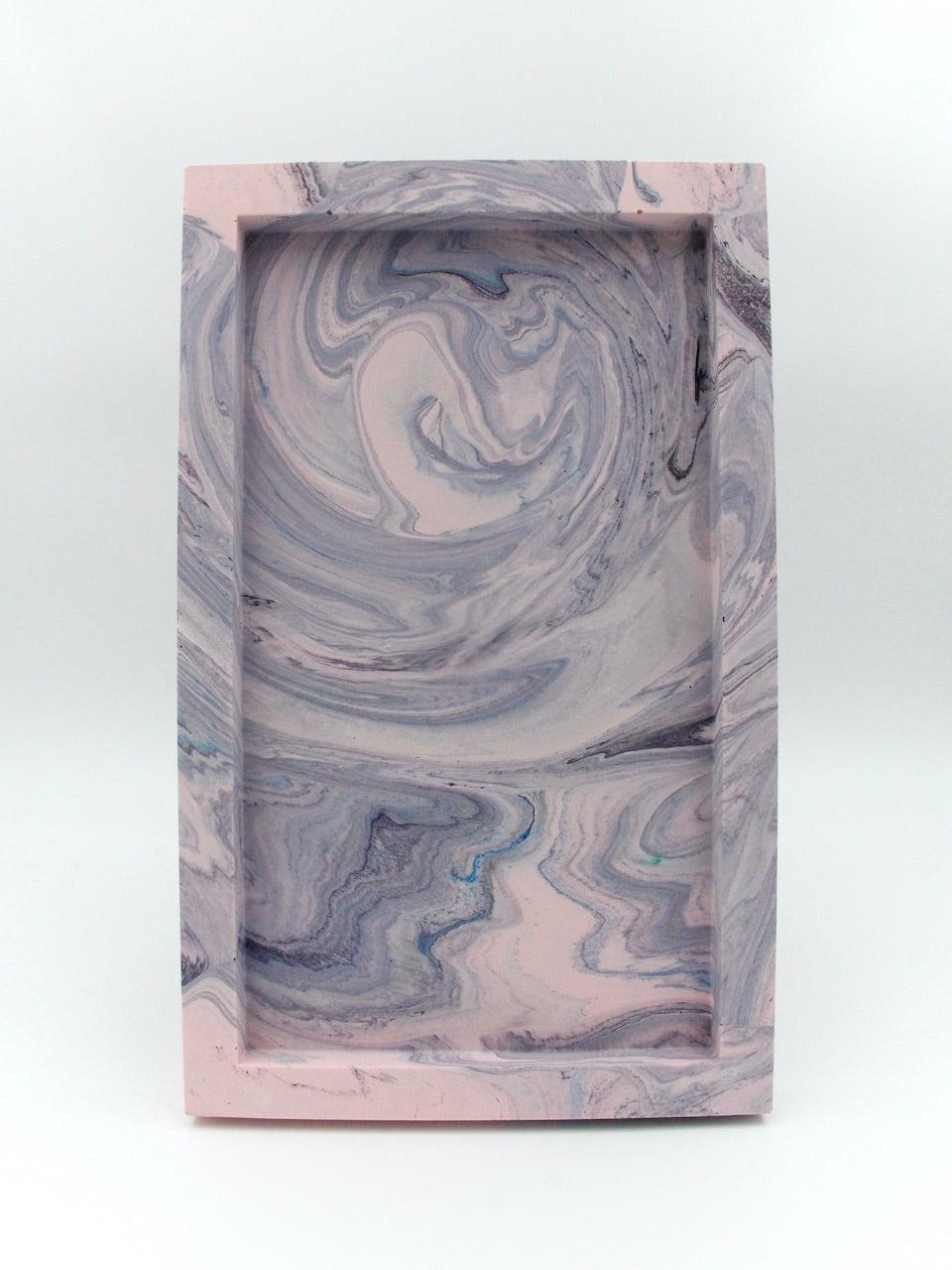Decoration tray - Pink with gold