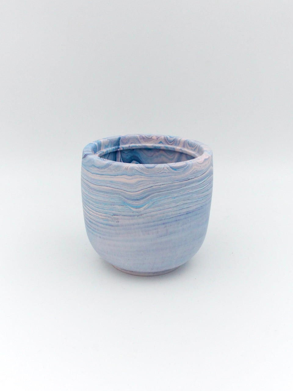 Krukke med låg - Swirl pastel