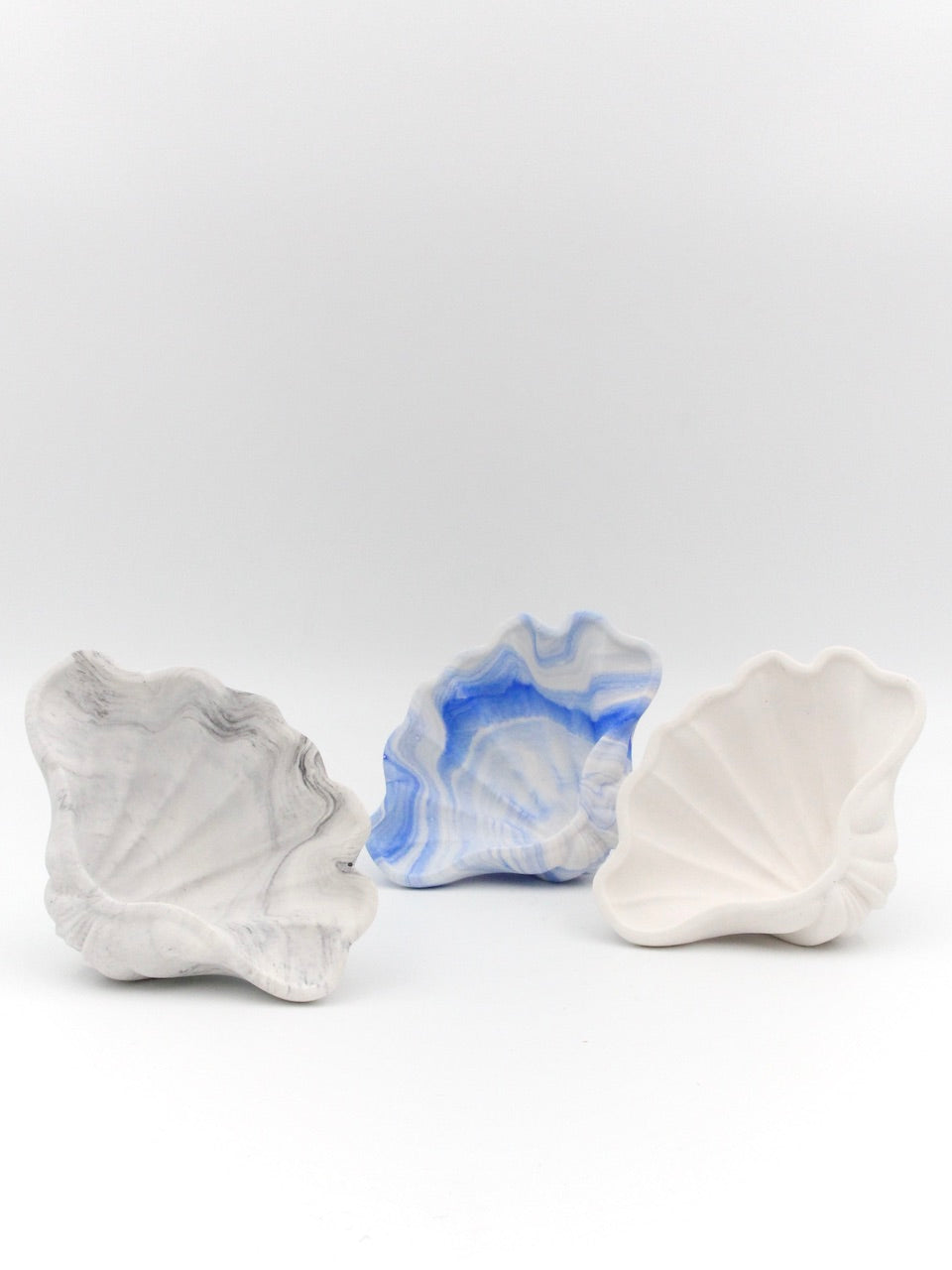 Amy seashell - Blue marble