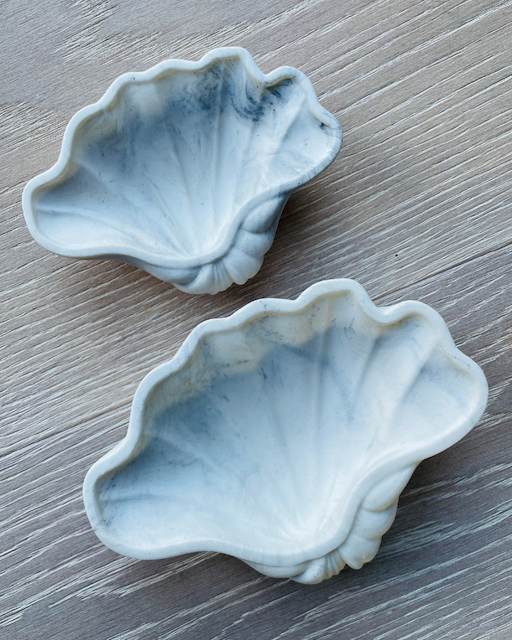Amy seashell - Gray marble
