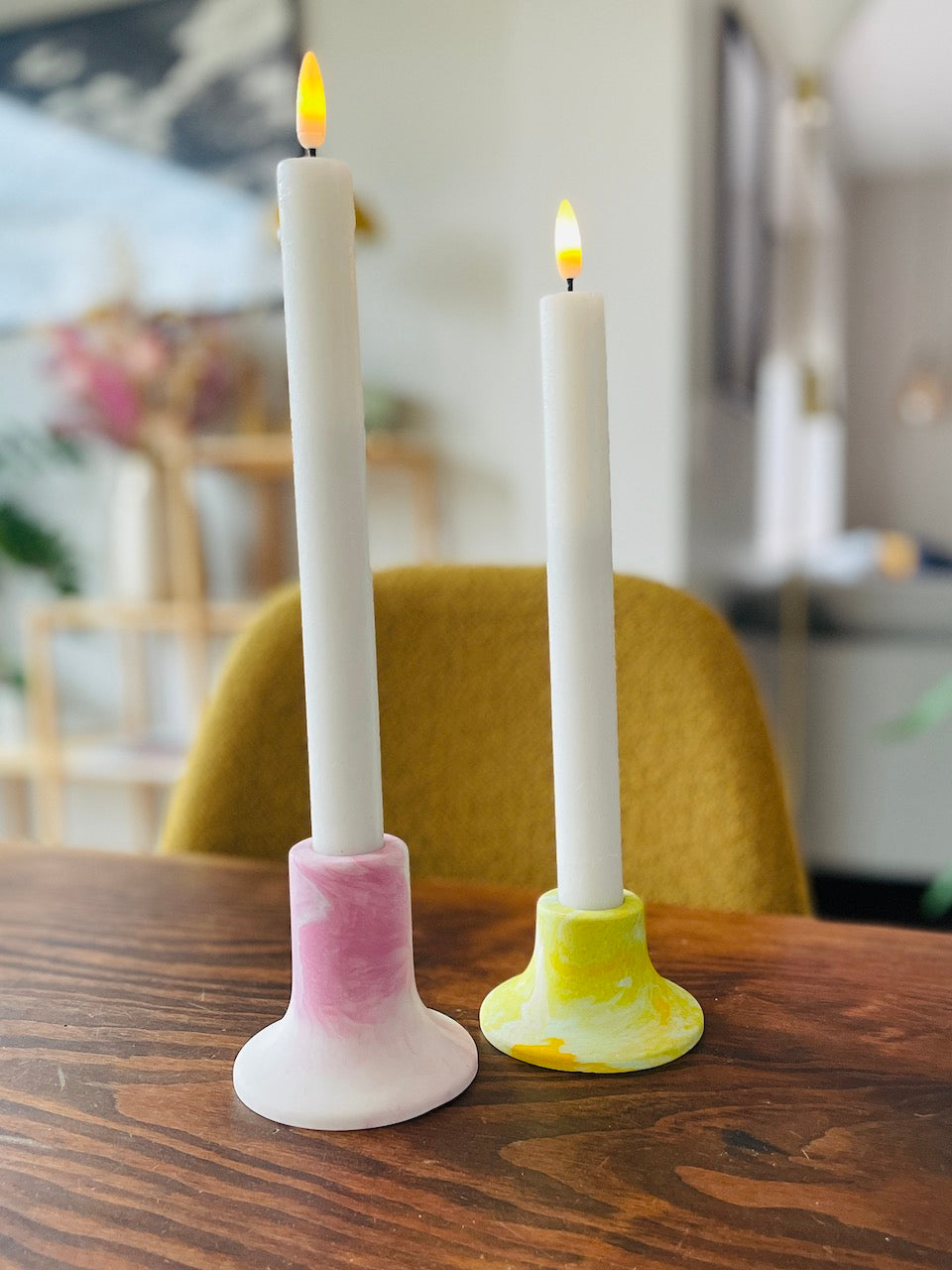 LUXURY Create at Home Kit - Set of two candlesticks