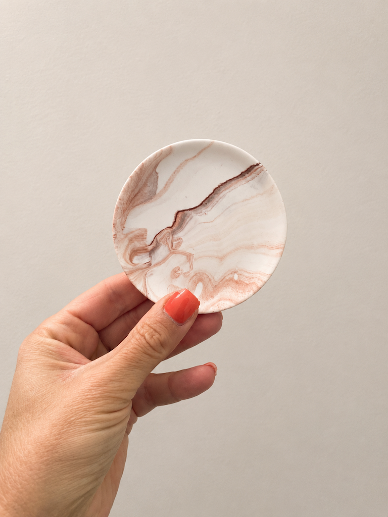 Elin Jewelry Dish - Terracotta Marble