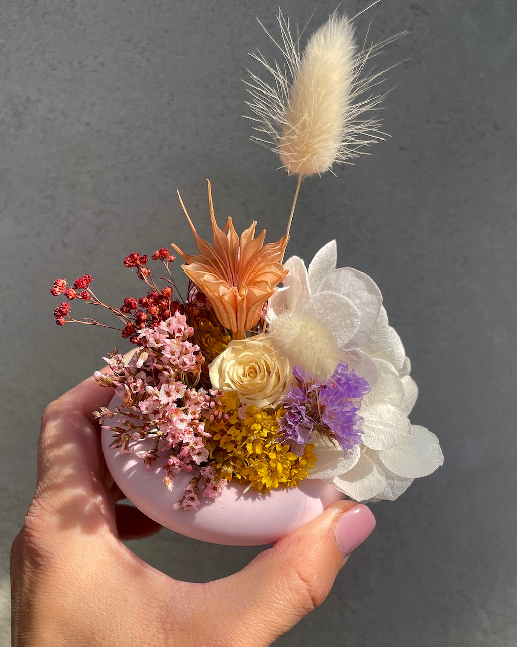 Vas inklusive blommor