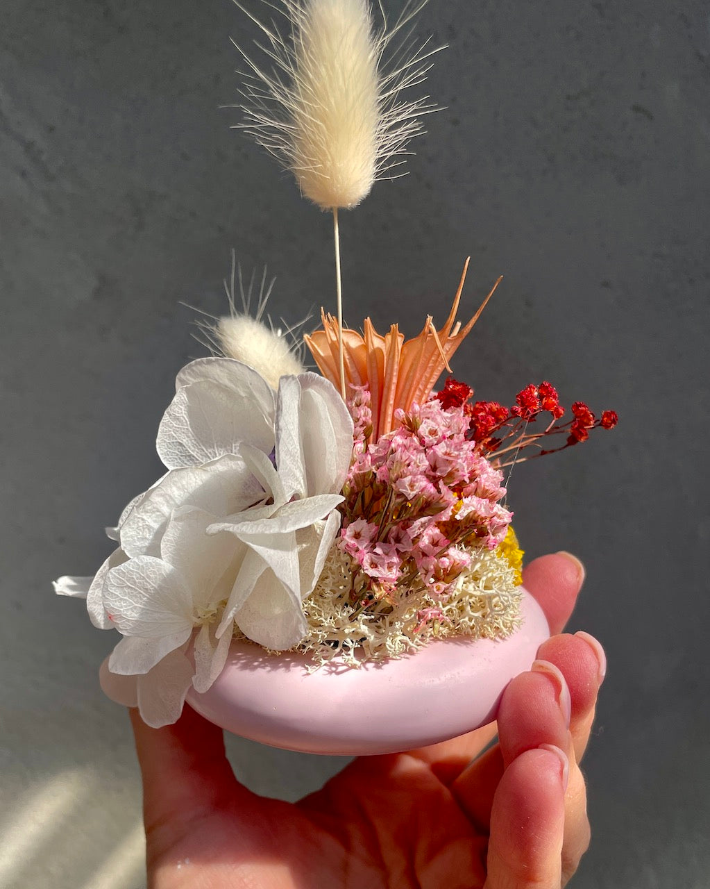 Vas inklusive blommor