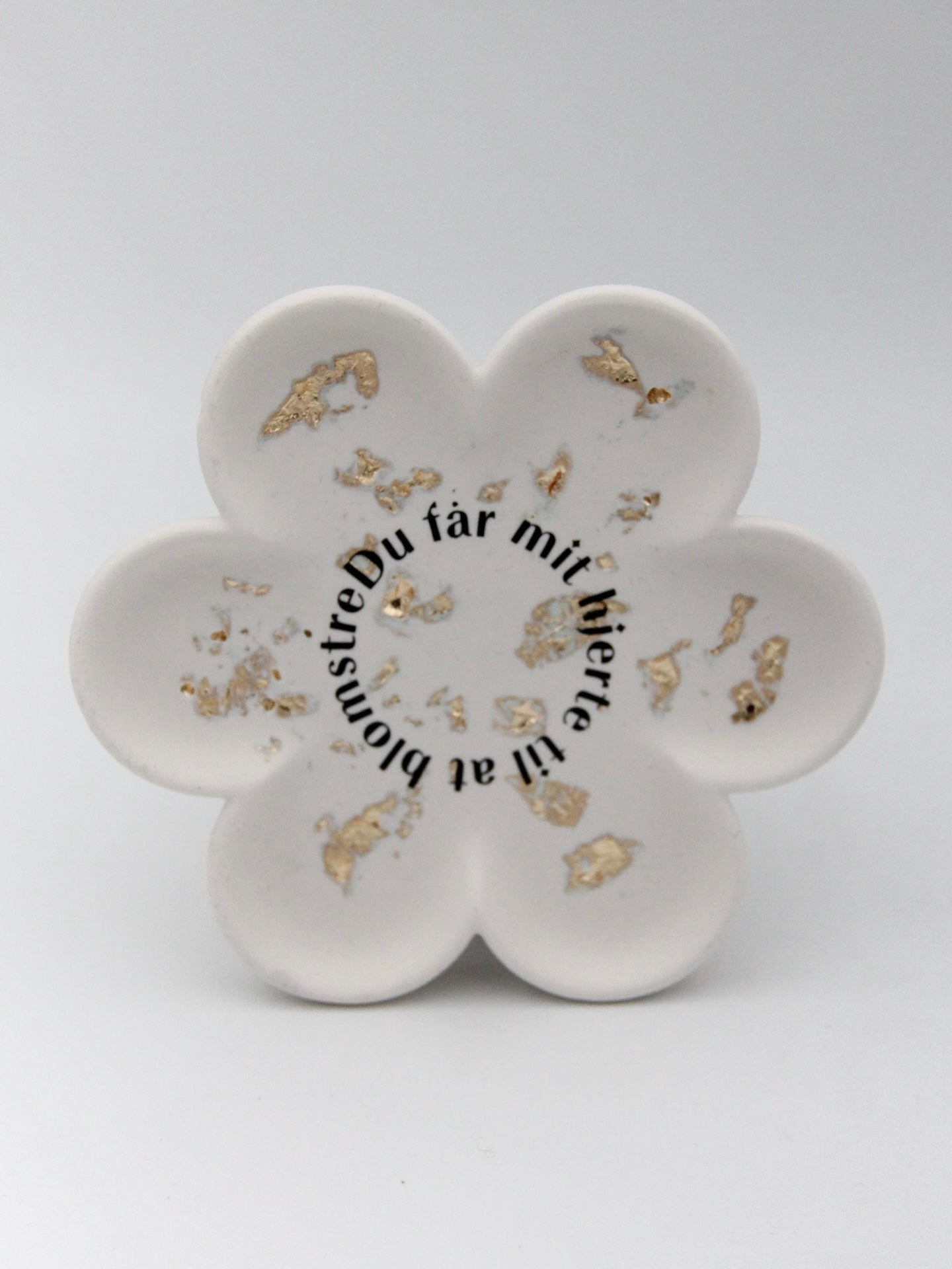 Classic decorative tray in gray marble