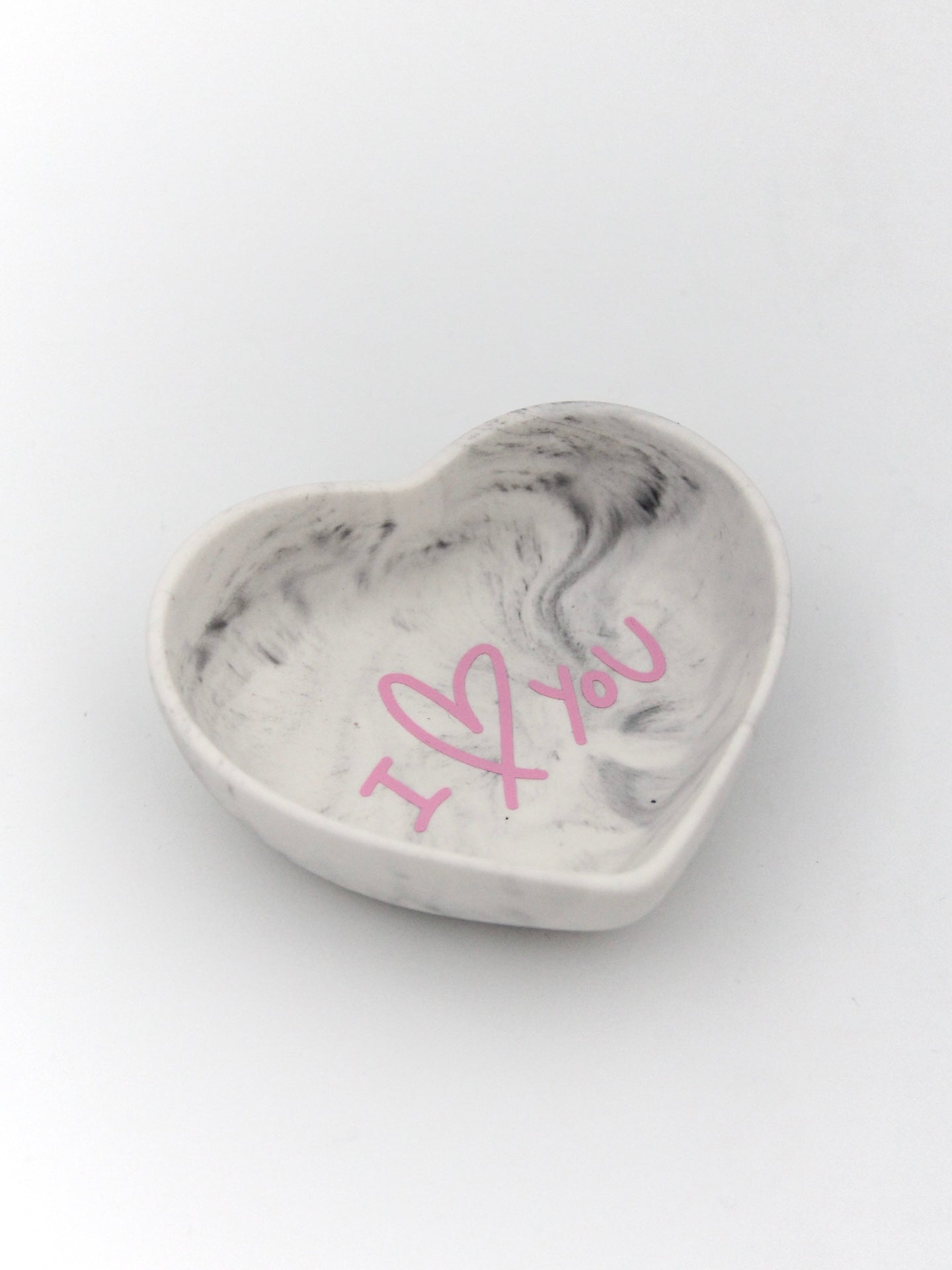 Classic decorative tray in gray marble