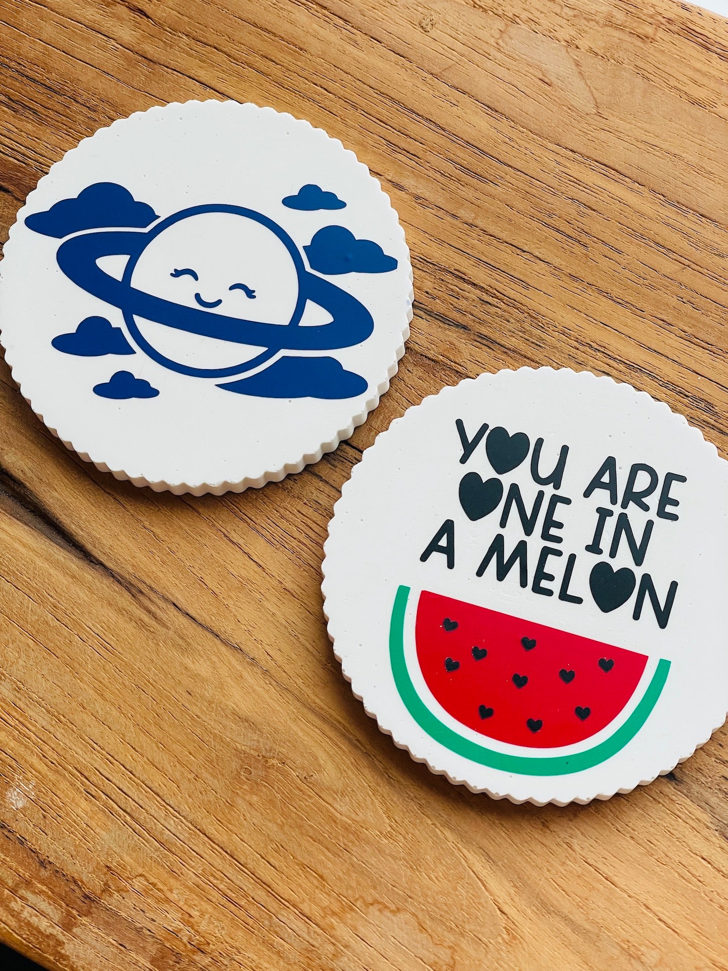 Bordskåner - Med vandmelon