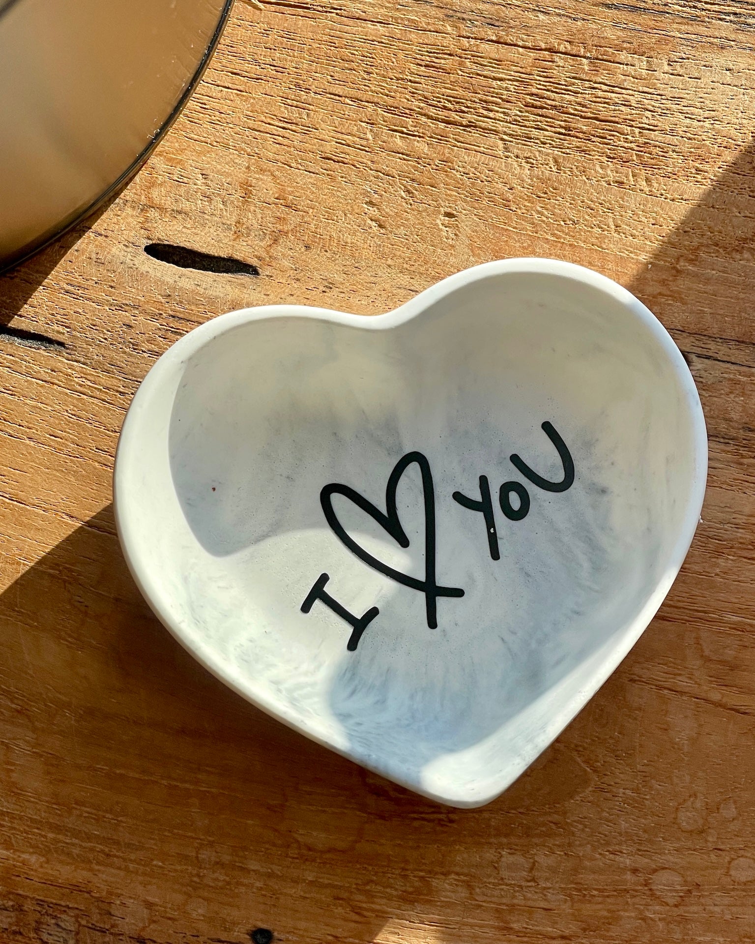Classic decorative tray in gray marble
