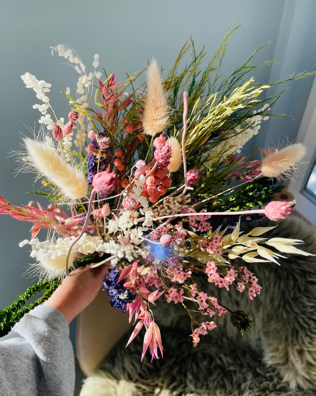 Evighedsbuket - Lyserød