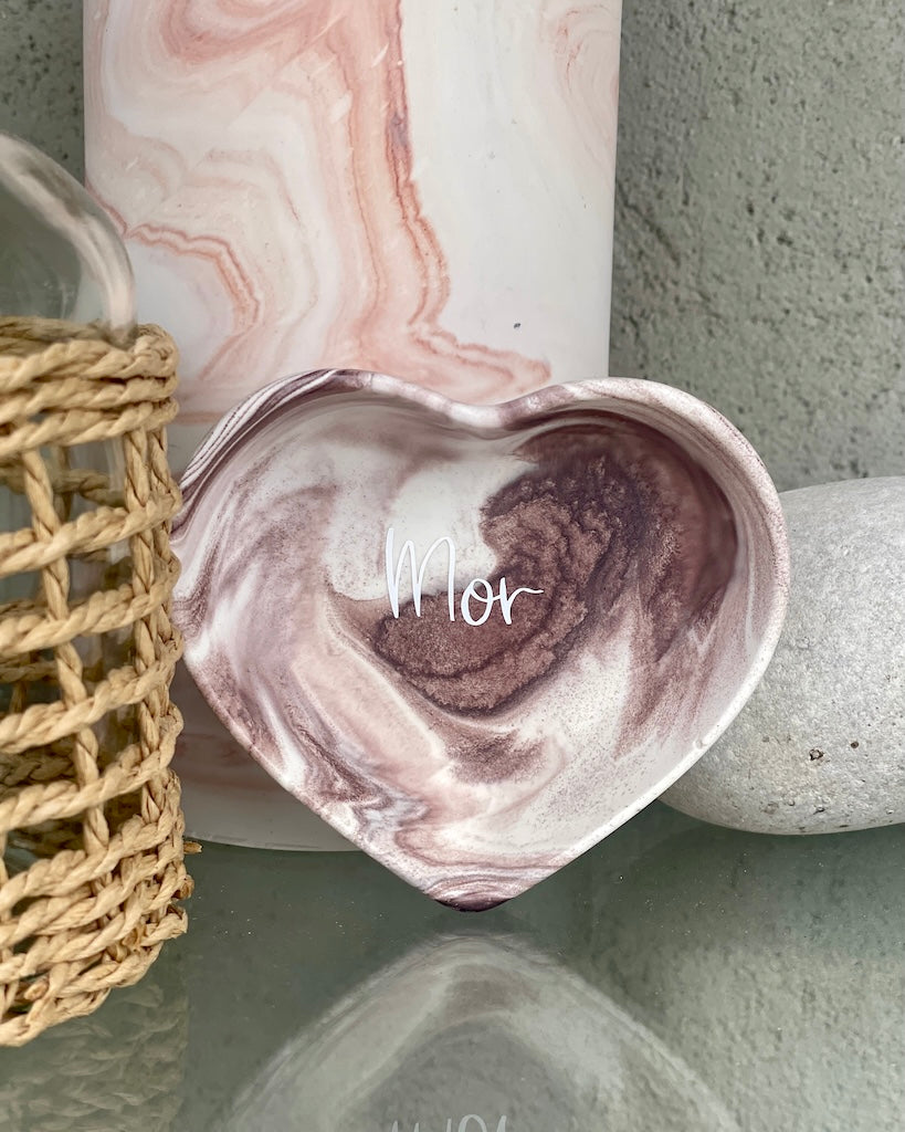 Jar with lid - Swirl pastel