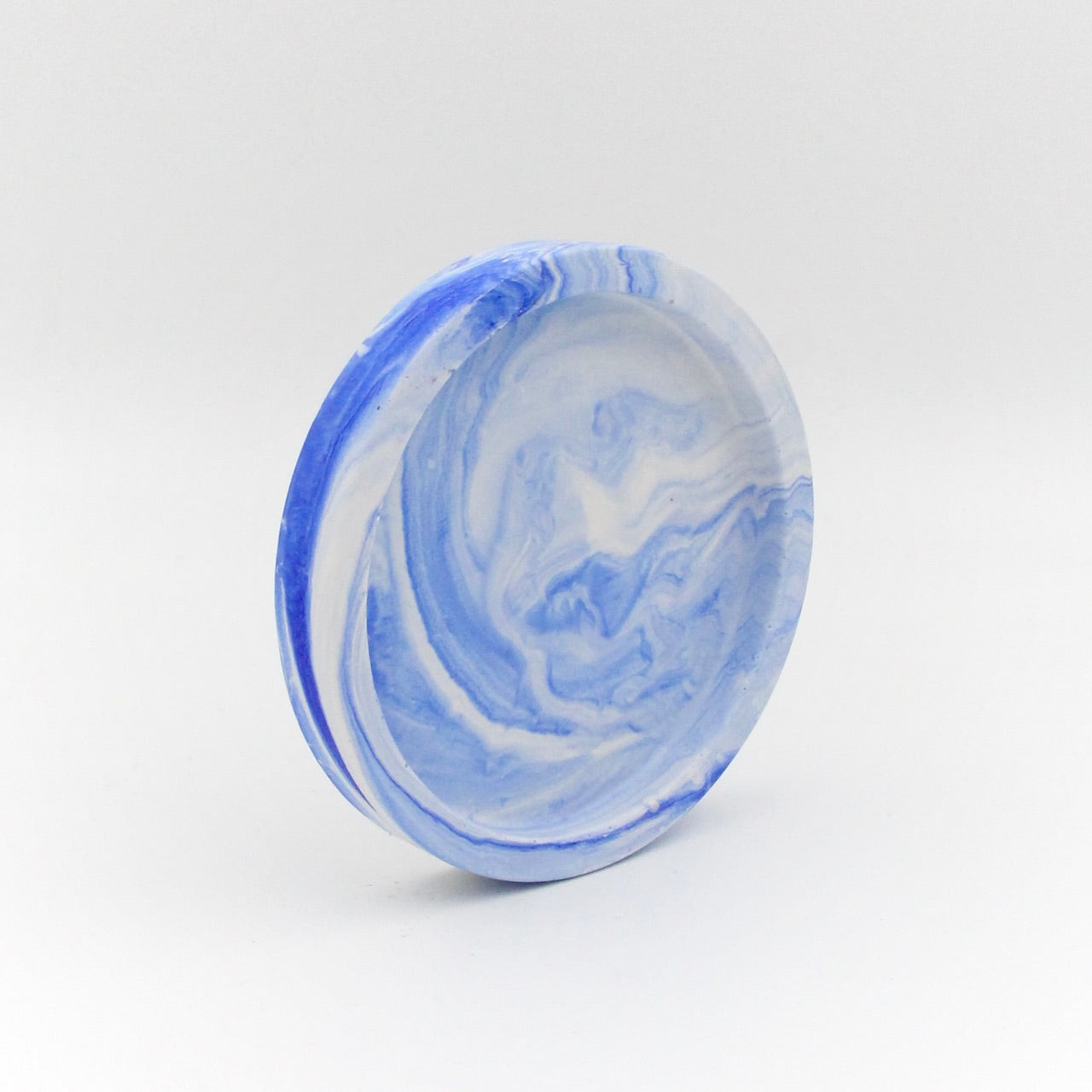 Coasters/tray - Blue marble
