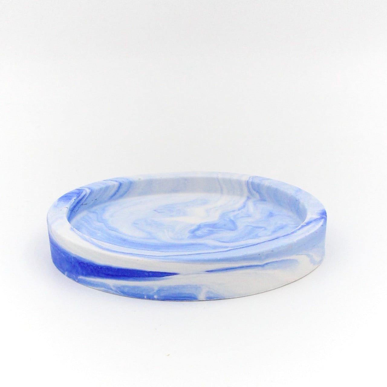 Coasters/tray - Blue marble
