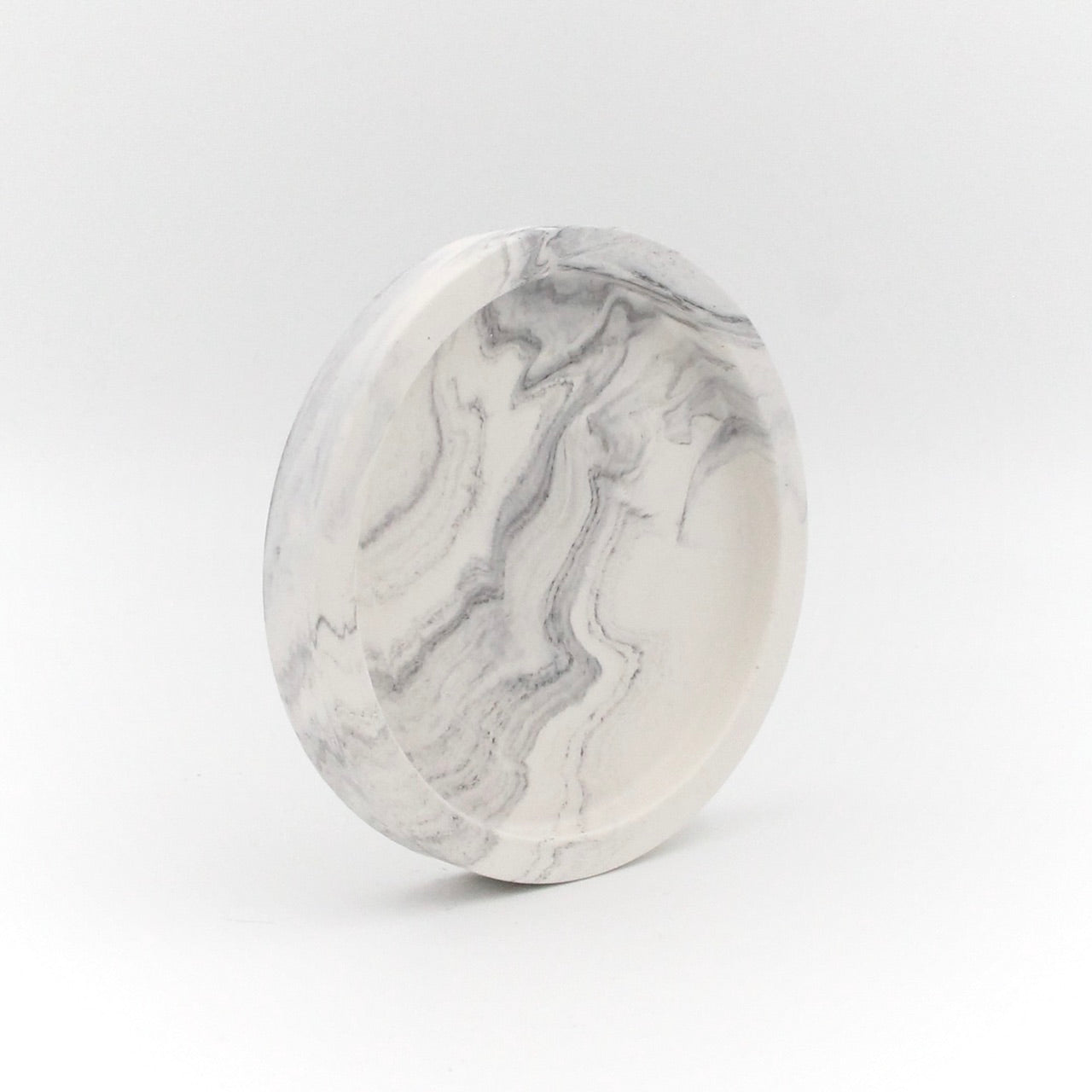 Underlägg/bricka - Grå marmor