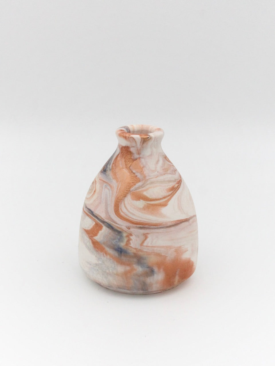 Small vase - Rust marble