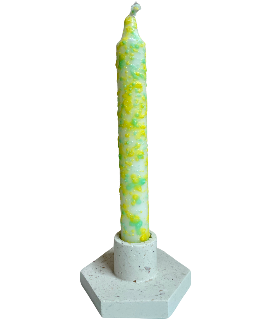 Candles - Glue with dots
