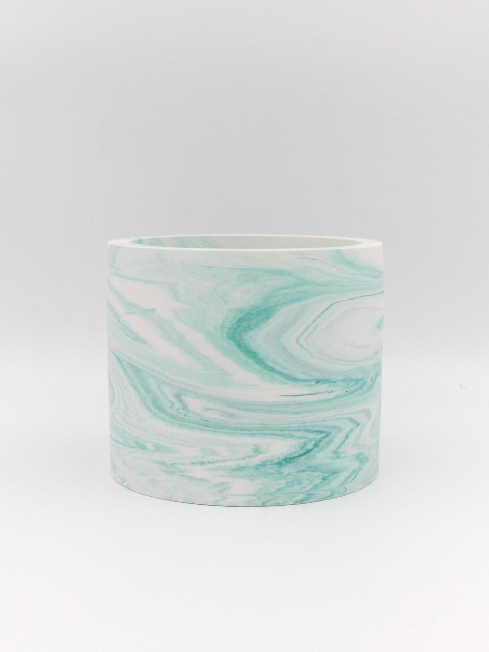 Medium Pot hudar - Grön marmor