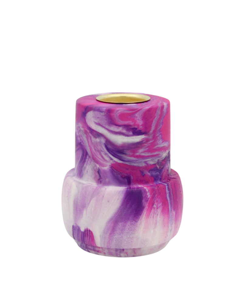 Molly stand - Purple &amp; pink marble