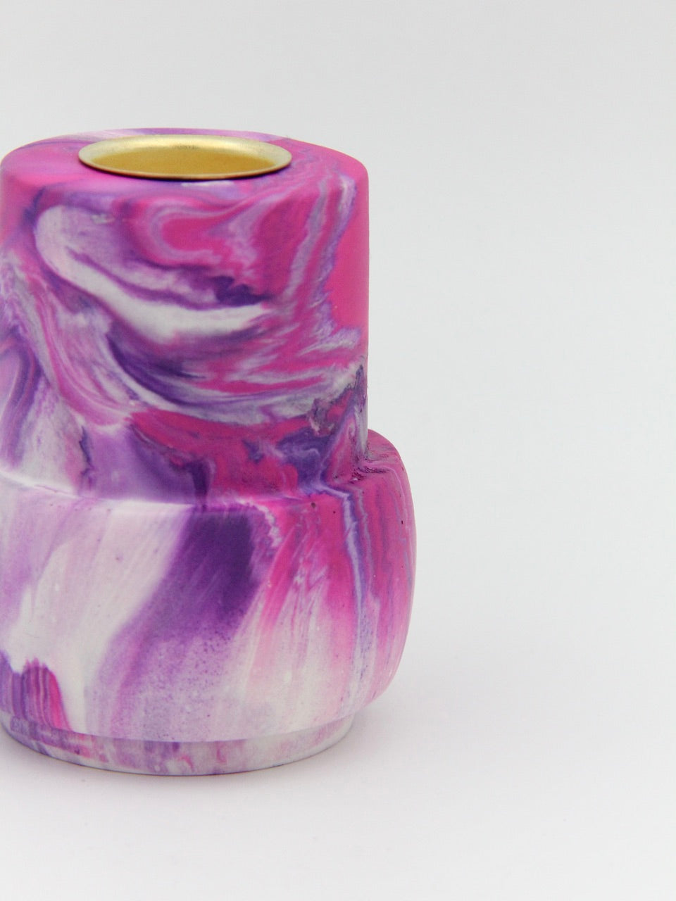 Molly stand - Purple &amp; pink marble
