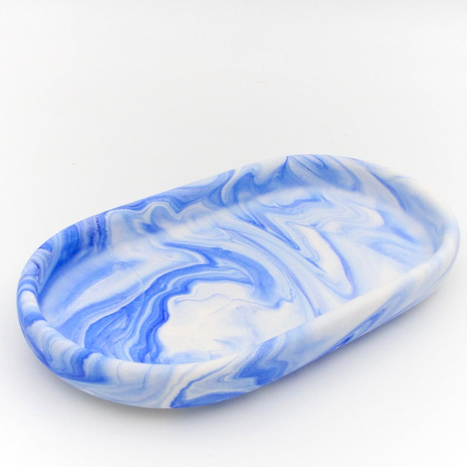 Decoration tray - With "marble"