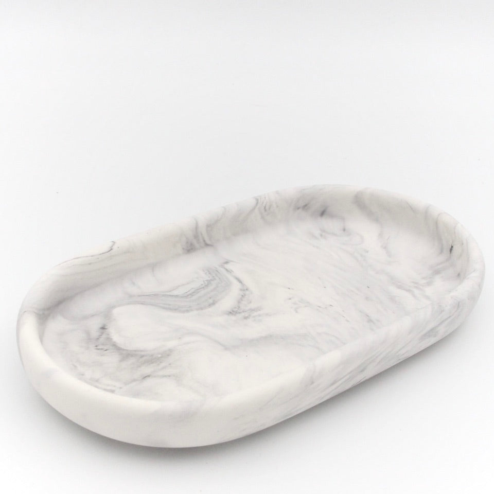 Decoration tray - With "marble"