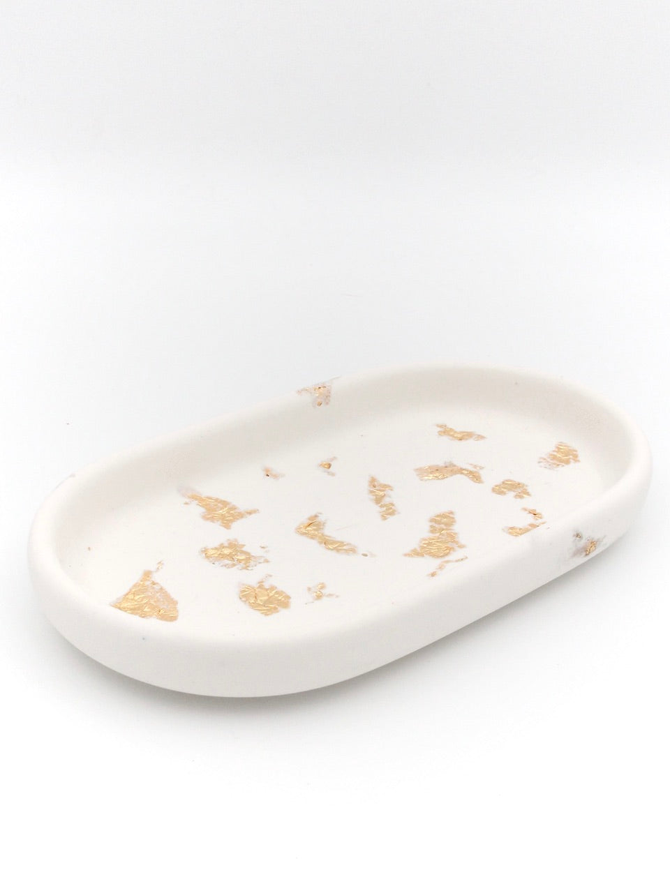 Decoration tray - Pink with gold