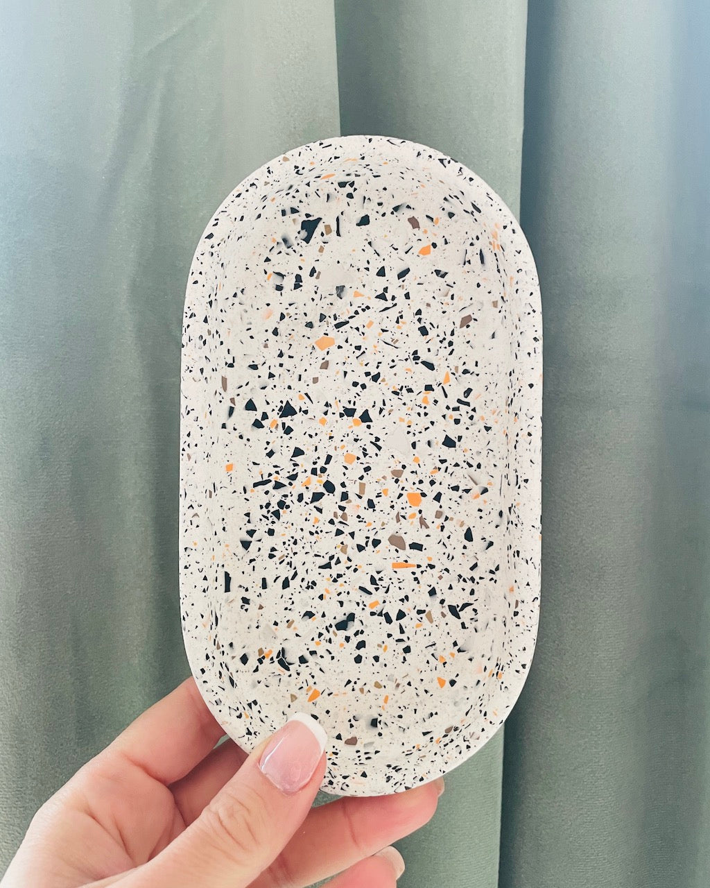 Dekorationsbakke - Rustik terrazzo