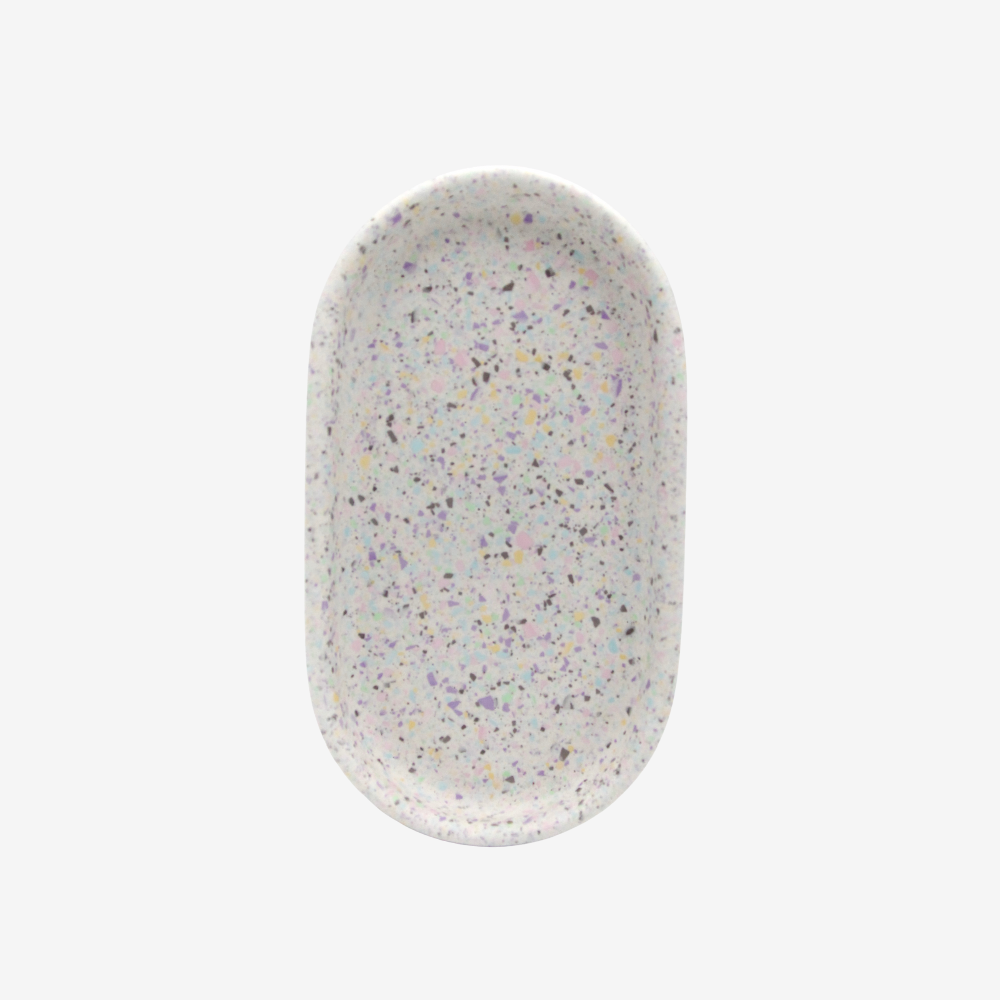 Sia dekorationsbakke - Pastel terrazzo