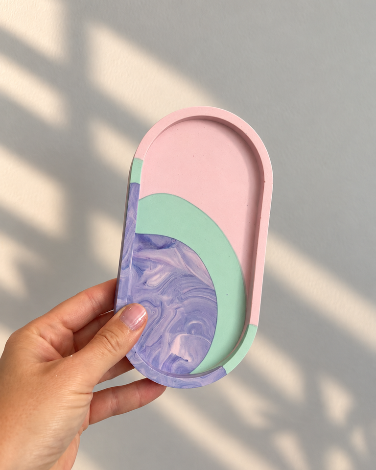 Klassisk bakke - Pastel farver