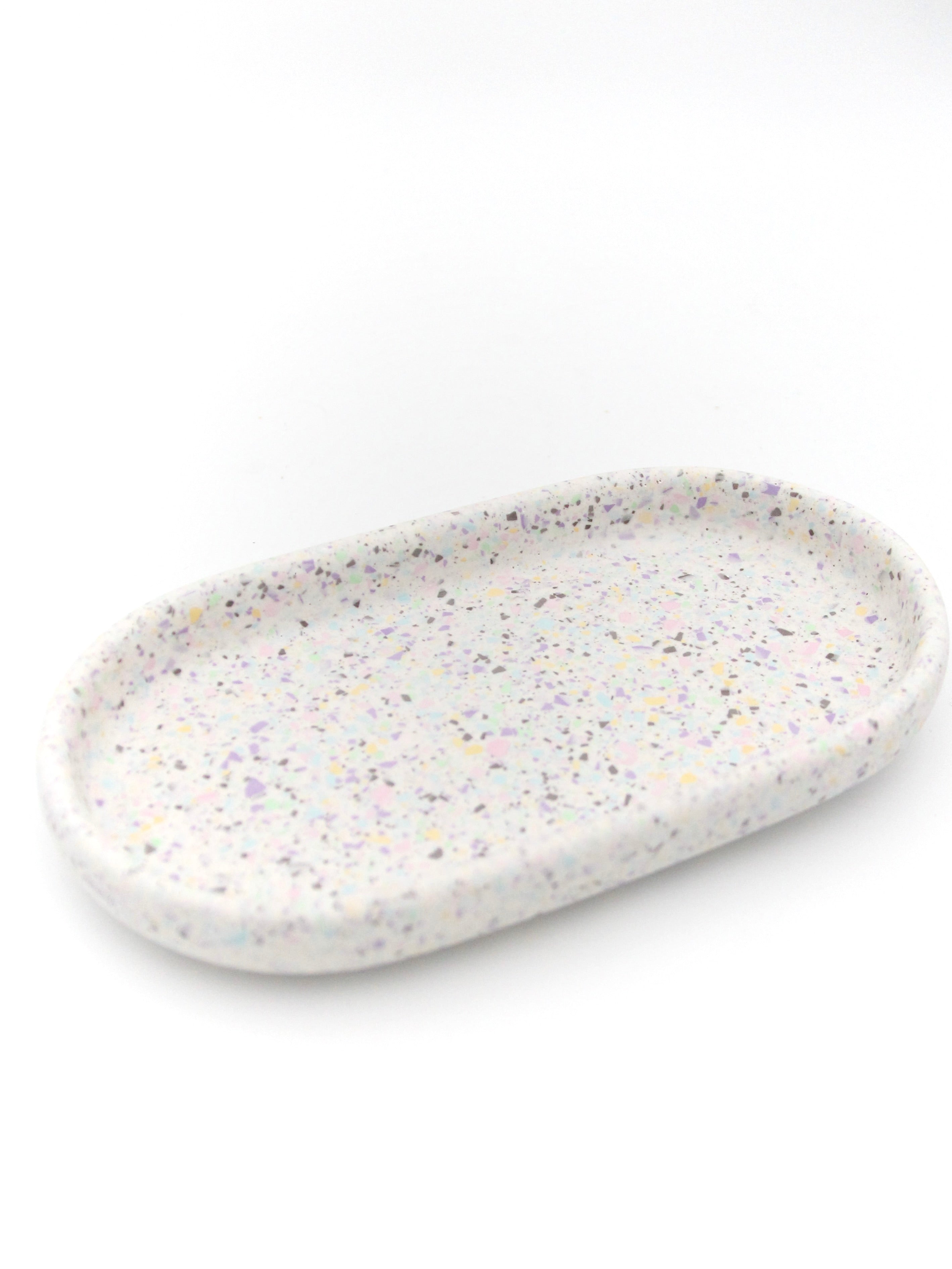Sia dekorationsbakke - Pastel terrazzo