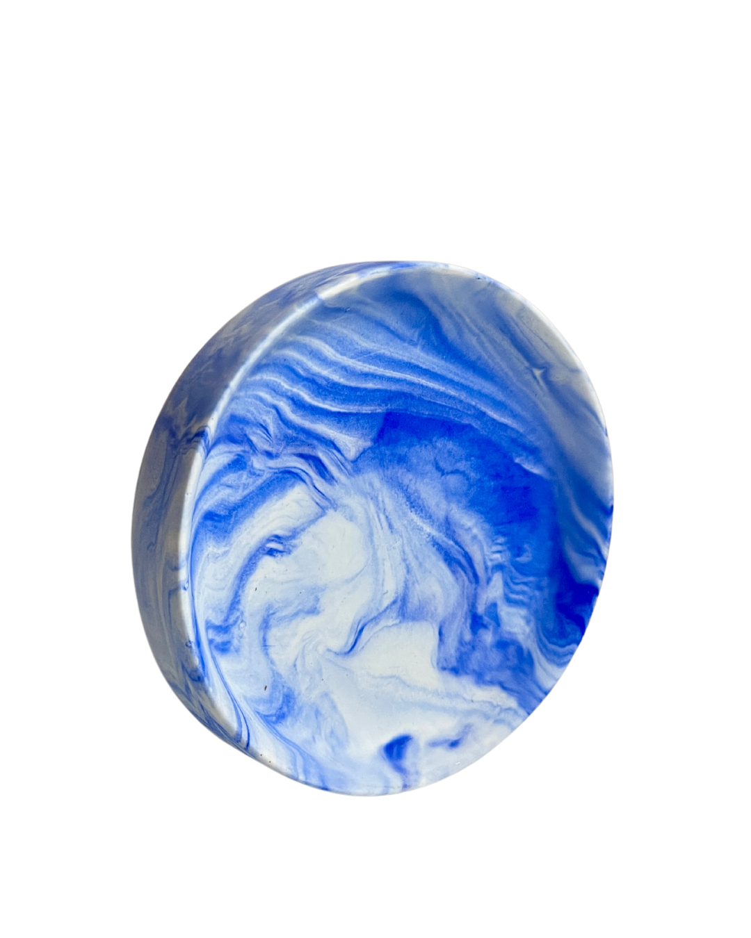 Jewelery bowl - Blue marble