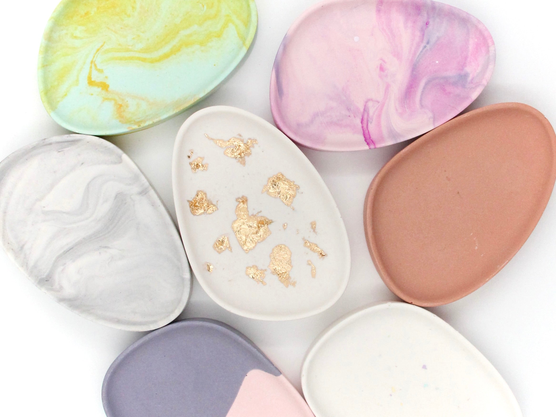LUXURY Create at Home Kit - Jewelry bowls (oblong)