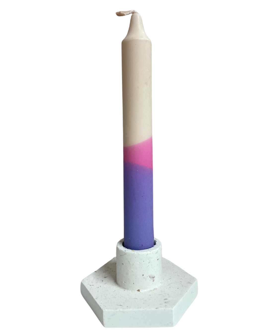 Candles - Beige, pink, purple