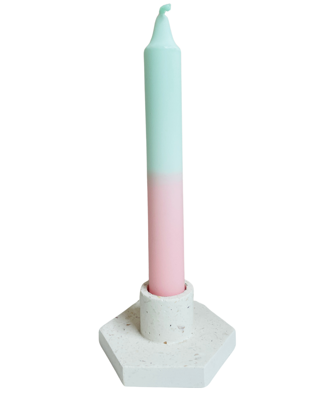 Candle - Mint and pink