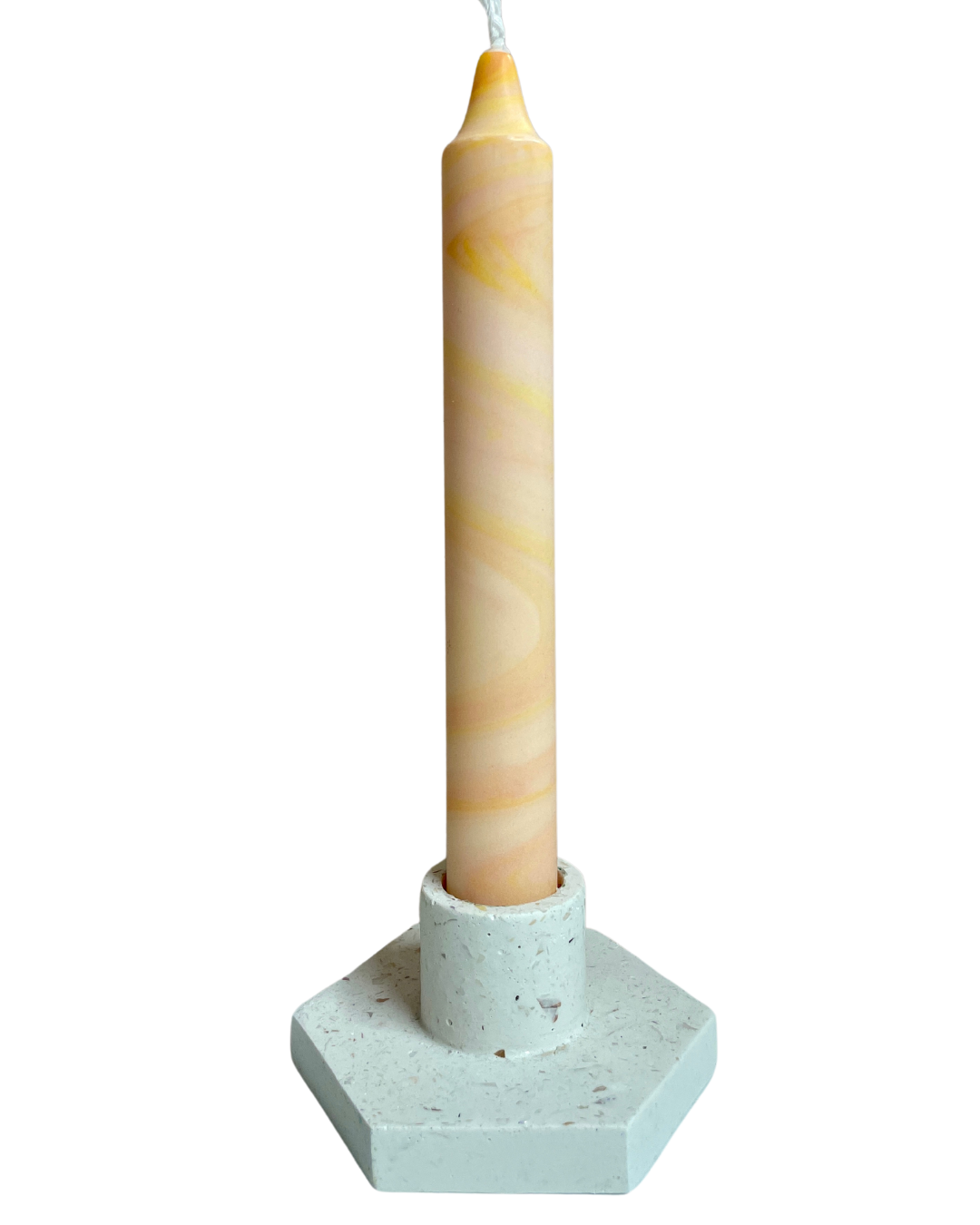 Candle - Orange marble