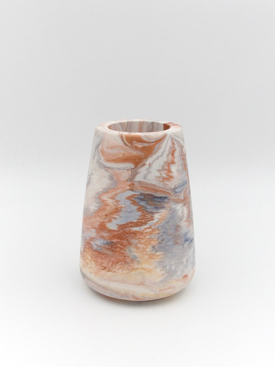 Vase - Rust marble